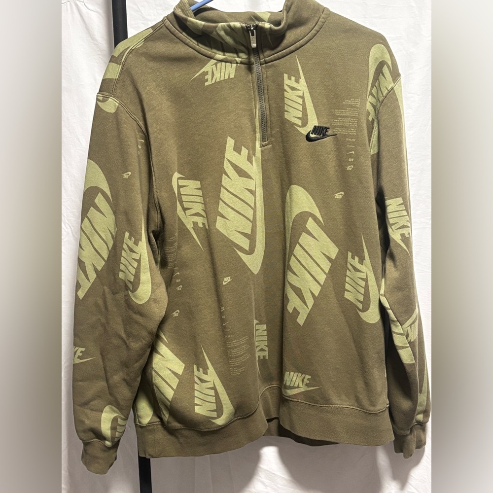 Nike Khaki Green Sweatshirt
